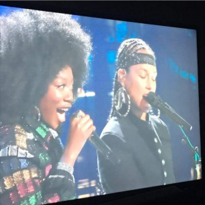 Christiana Danielle Sings With Alicia Keyes