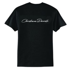 Christiana Danielle Signature T-shirt Black